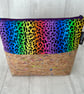 Makeup bags colourful leopard skin cork based - Image 3