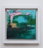 Pond Acrylic Abstract with Frame 