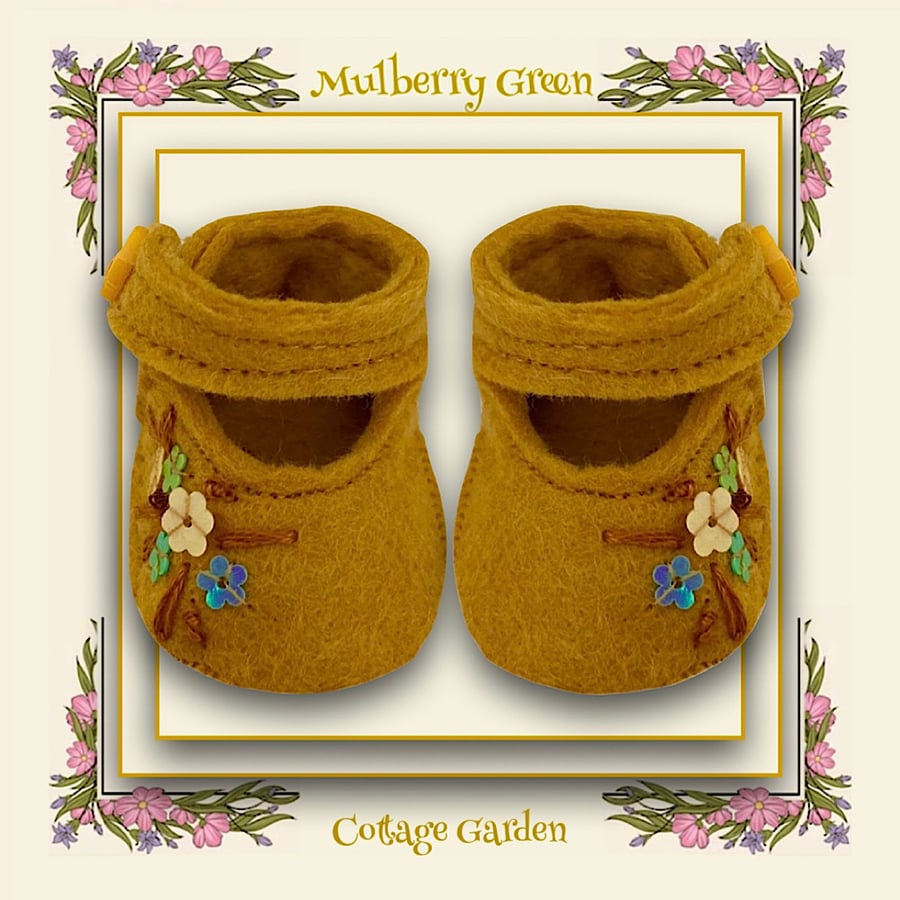 Reserved for Sue - Cottage Garden Shoes