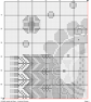 298 - Cross stitch Pattern Scandinavian style geometric folk art Peacocks - Image 7