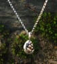  Recycled Silver and Gold Pebble Necklace  - Image 2