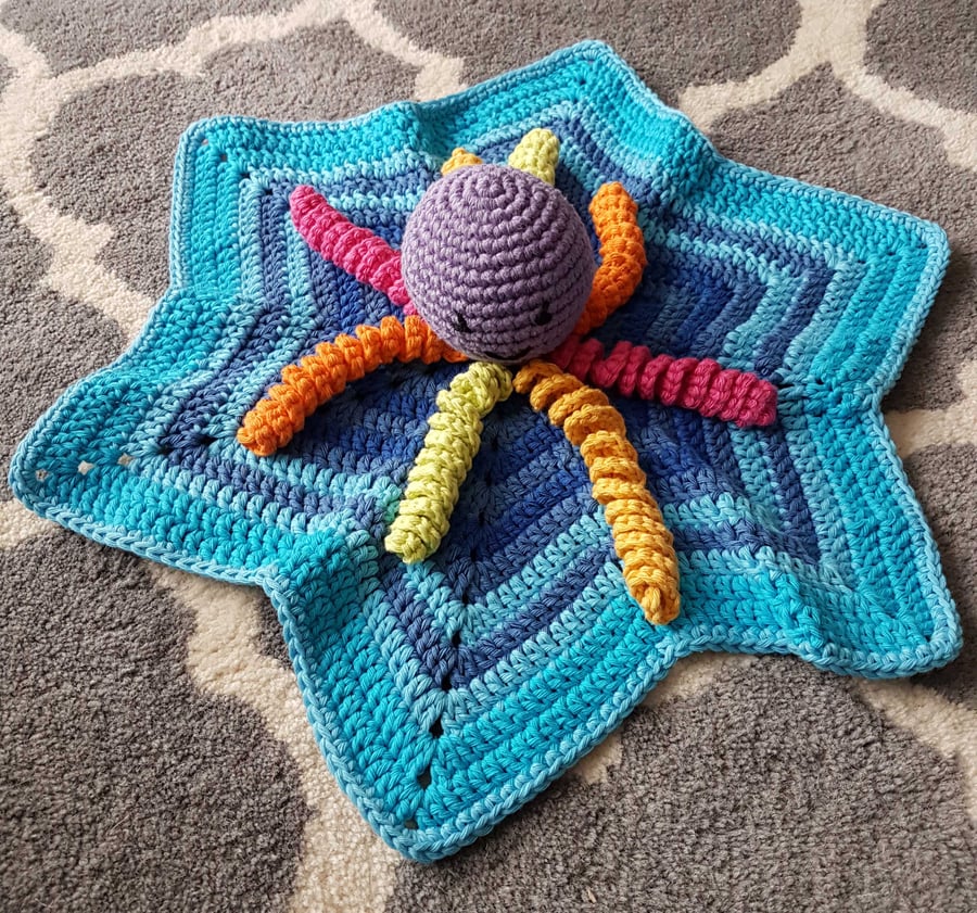 Jellyfish Lovey Comfort blanket or Security blanket