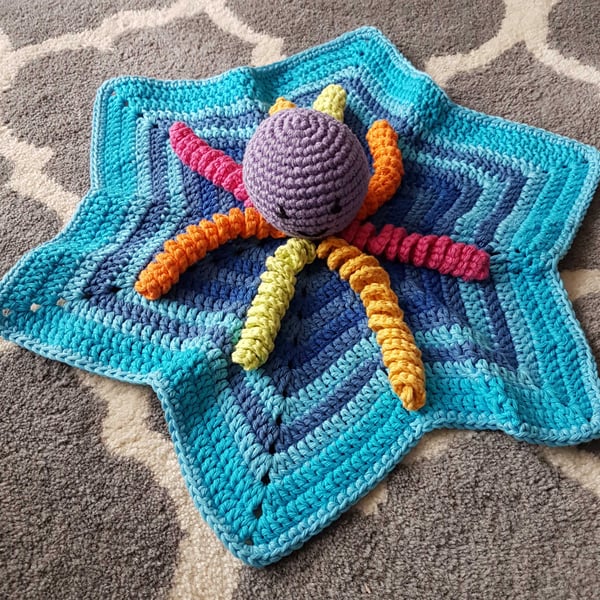 Jellyfish Lovey Comfort blanket or Security blanket