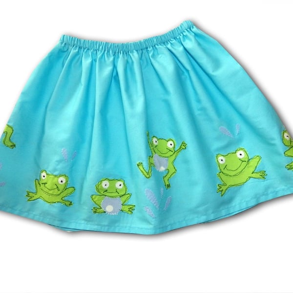 Girls Frog Skirt, Baby Girl Clothing, Girls Clothing, Skirts for Girls