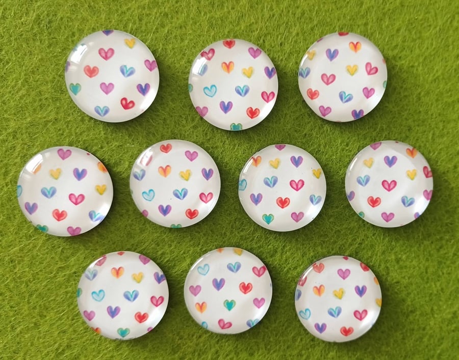 Love Heart Fridge Magnets
