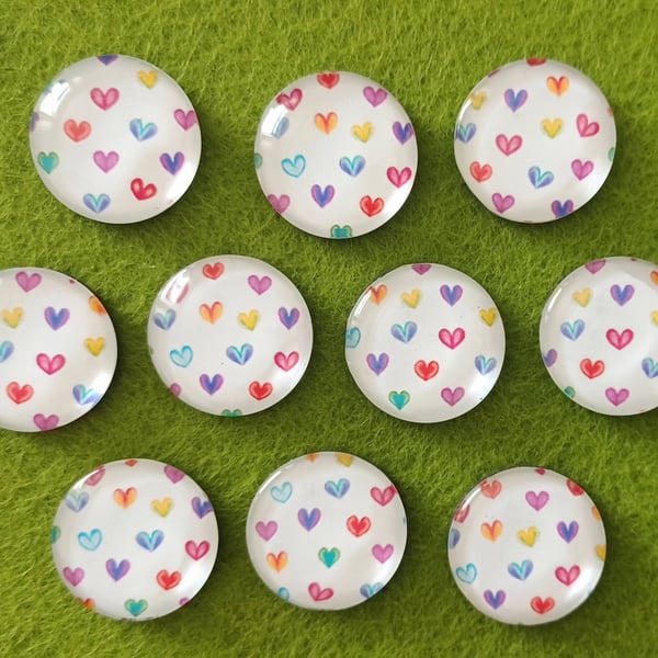 Love Heart Fridge Magnets