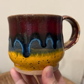 Small hand thrown mug