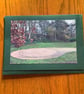 Handmade photo card of a labyrinth at autumn