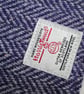 A6 'Harris Tweed®' Reusable Notebook Cover - Purple Herringbone and Crocus - Image 5