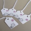 grey bird gift tags
