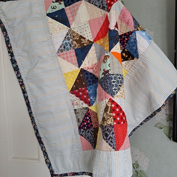 Young child's scrap quilt