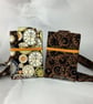 Clocks phone case, Steampunk pouch, Detachable strap, 2 options - Image 1