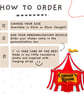 Personalised Circus Name Sign Kids Bedroom Door Sign - Image 2