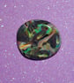 Polished Stone Style Brooch - Polymer Clay Pin Badge - Festival Jewellery - Image 5