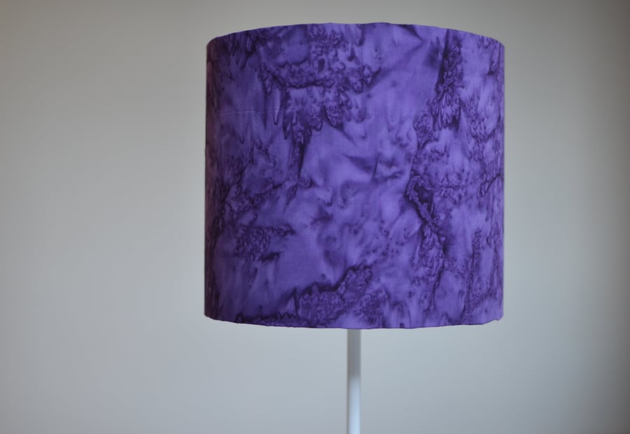 20cm Purple lampshade, plain, solid
