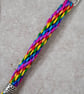 Rainbow Tassel Keychain, Rainbow Keyring - Image 7