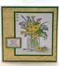 Spring flowers greetings card - Image 1