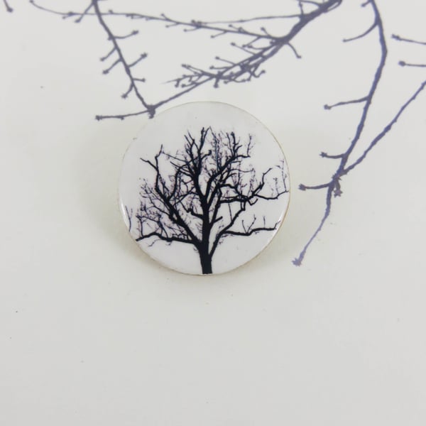 Winter Tree Brooch