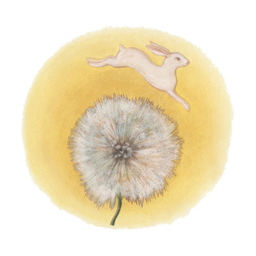 Rabbit Art Print - Bunny Art, Velveteen Rabbit, Giclee Print 