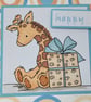 Cute giraffe 1st birthday card - Image 2
