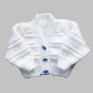 KNITTING PATTERN PDF Garter Ridge Cardigan for Baby