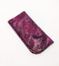Glasses case: felted wool - pinks - Image 3