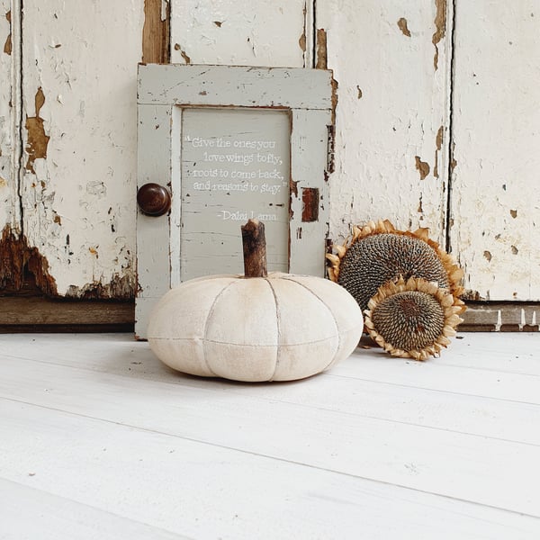 RESERVED FOR DEBI - Medium White Pumpkin