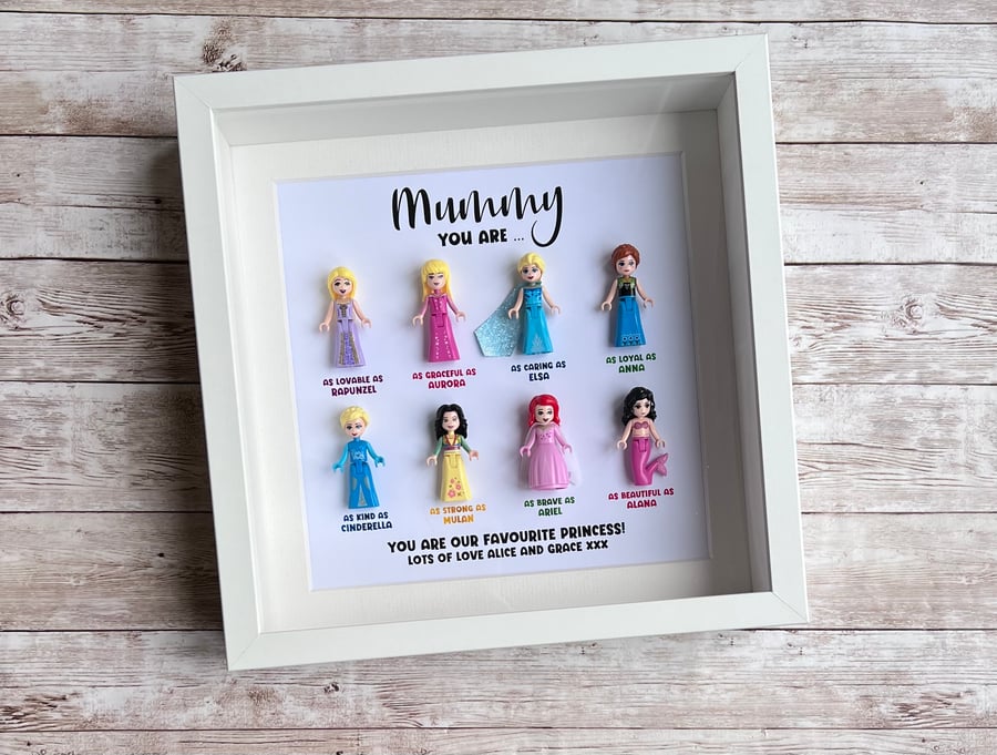 Disney Princess Minifigure Frame (8 figs)