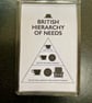 British Hierarchy of Needs Tea Tea Tea! decorative fridge magnet - Image 1