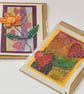 Fish Handmade Greetings Card from Stitched Recycled Plastic A6 - Image 6
