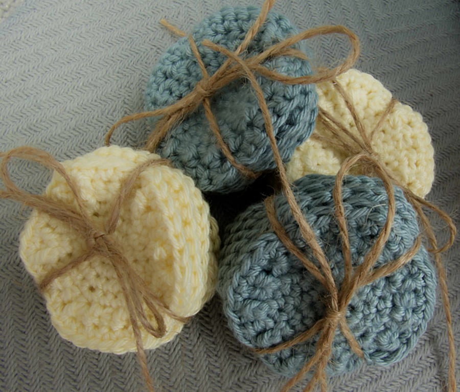 Reusable Cotton Pads- Blue