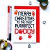 Christmas card from the Cat For A Purrrfect Cat Daddy From Kitty Kittens Cats