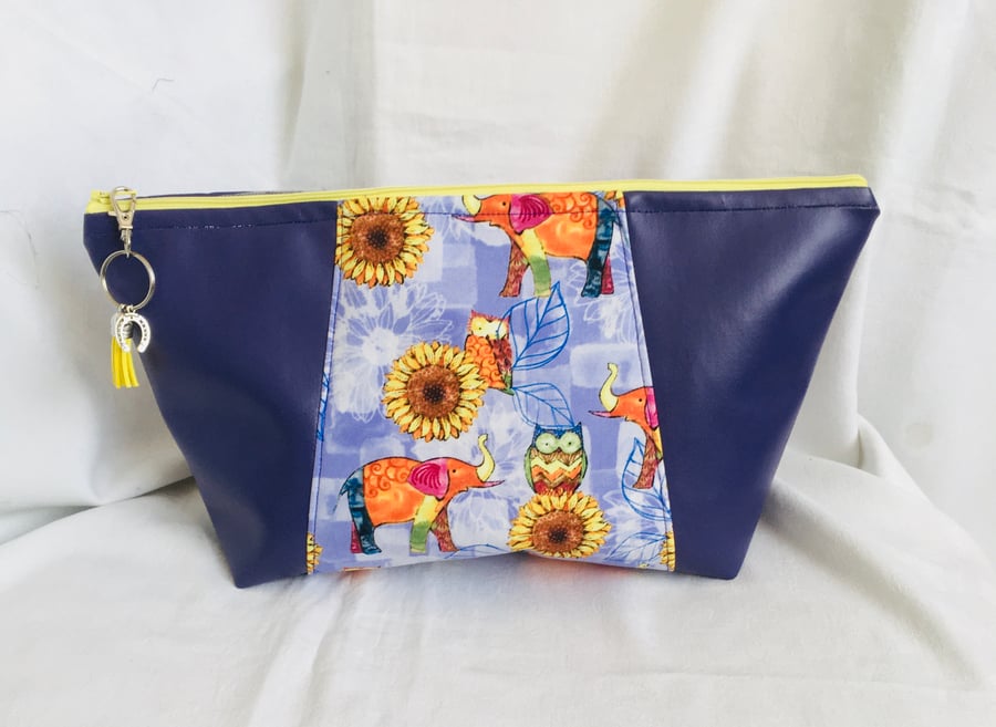 Funky Fun Large Wash Bag, Designer Toiletries Bag, Unique Bag, Gift Ideas.