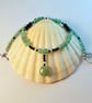 Aventurine Necklace With Spinel & Silver - Handmade Gift, August Birthday, Leo - Image 6