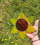 Stained Glass Sunflower Suncatcher: Boho Home Decor, Handmade - Image 6
