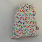 Drawstring Wash Bag, Toiletry Bag, Waterproof lining, Kids Wash bag