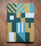 ARC01.1 A6 pocket notebook with graphic pattern cover - Image 1