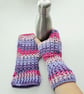 Colourful Fingerless Mitts, Crochet Wrist Warmer Gloves, Fairytale Fantasy - Image 5