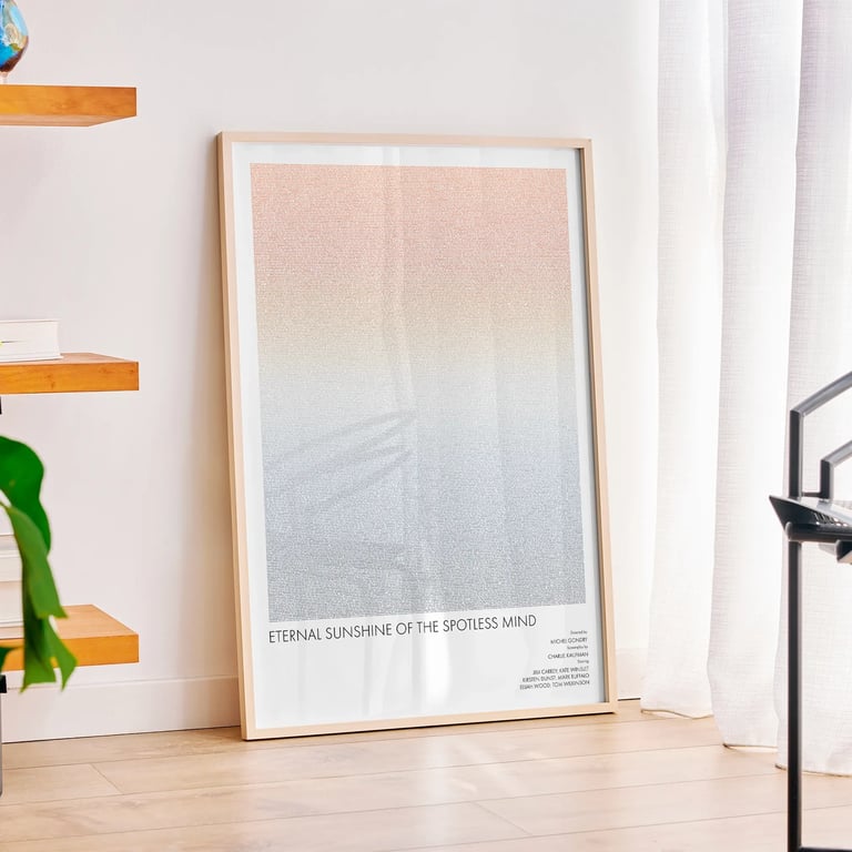 Eternal Sunshine of the Spotless Mind Script Poster - Surreal Romance Film Wall 