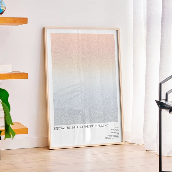 Eternal Sunshine of the Spotless Mind Script Poster - Surreal Romance Film Wall 