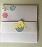 Easter or new baby gift wallet. Birthday gift wallet. CC693