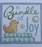Bundle of joy elephant bubble bath baby boy card - Image 8