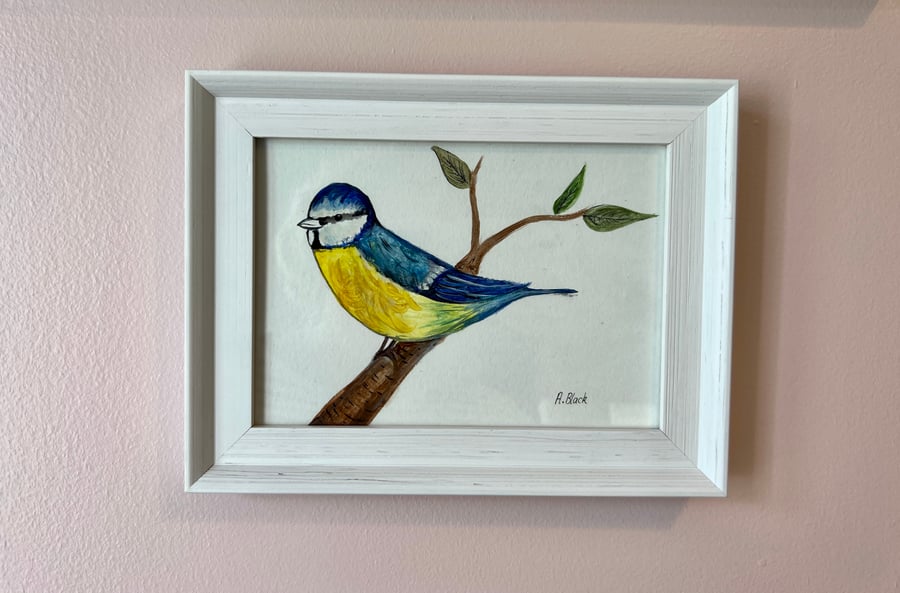 Bluetit painting 