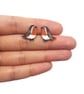 Robin Stud Earrings - Handpainted - Bird Earrings