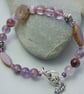 Rutilated Quartz & Czech glass bead bracelet  - Image 2