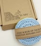 Four Crochet Face Scrubbies -  Summer Day - Image 1