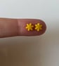 Handmade Polymer Clay Micro Studs (Daisy)