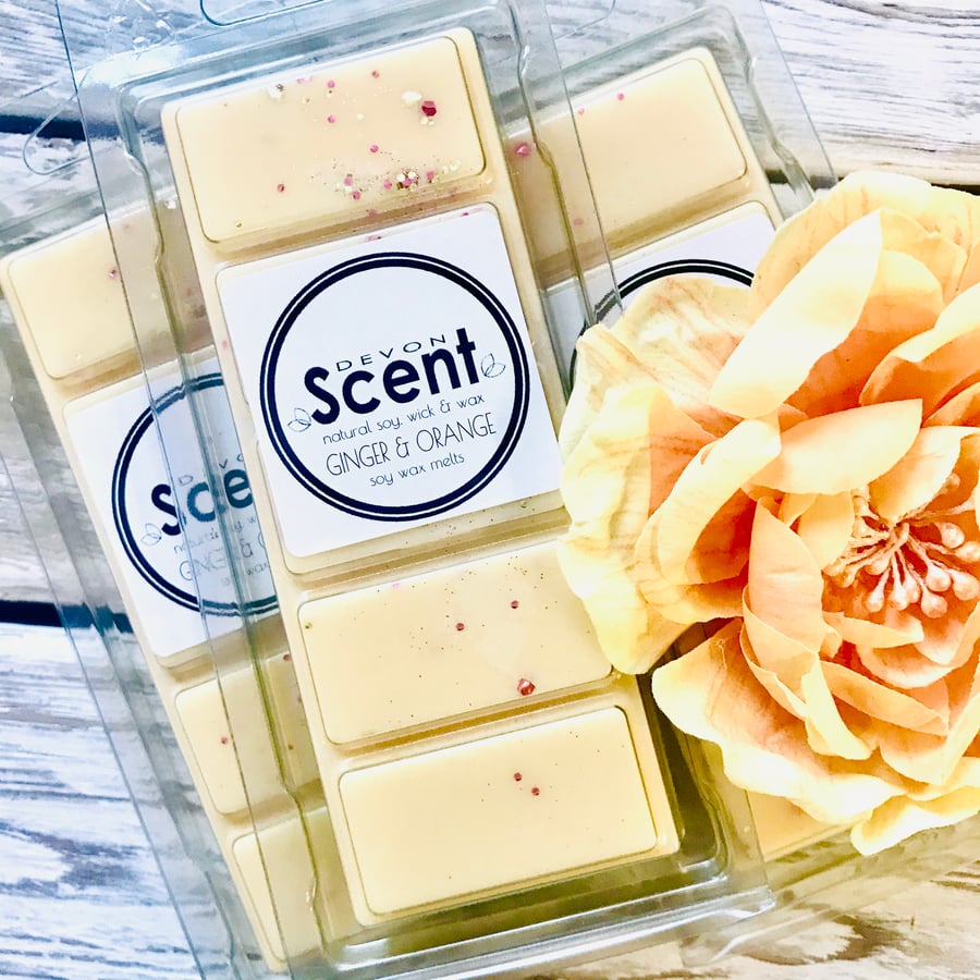 Ginger & Orange Snap Bar Wax Melts