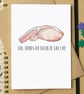 Funny Father's Day Bacon Card - Image 1