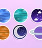 Space Themed Die Cut Sticker Pack - Image 5